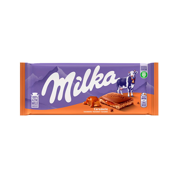 Tableta Milka caramelo 100 g