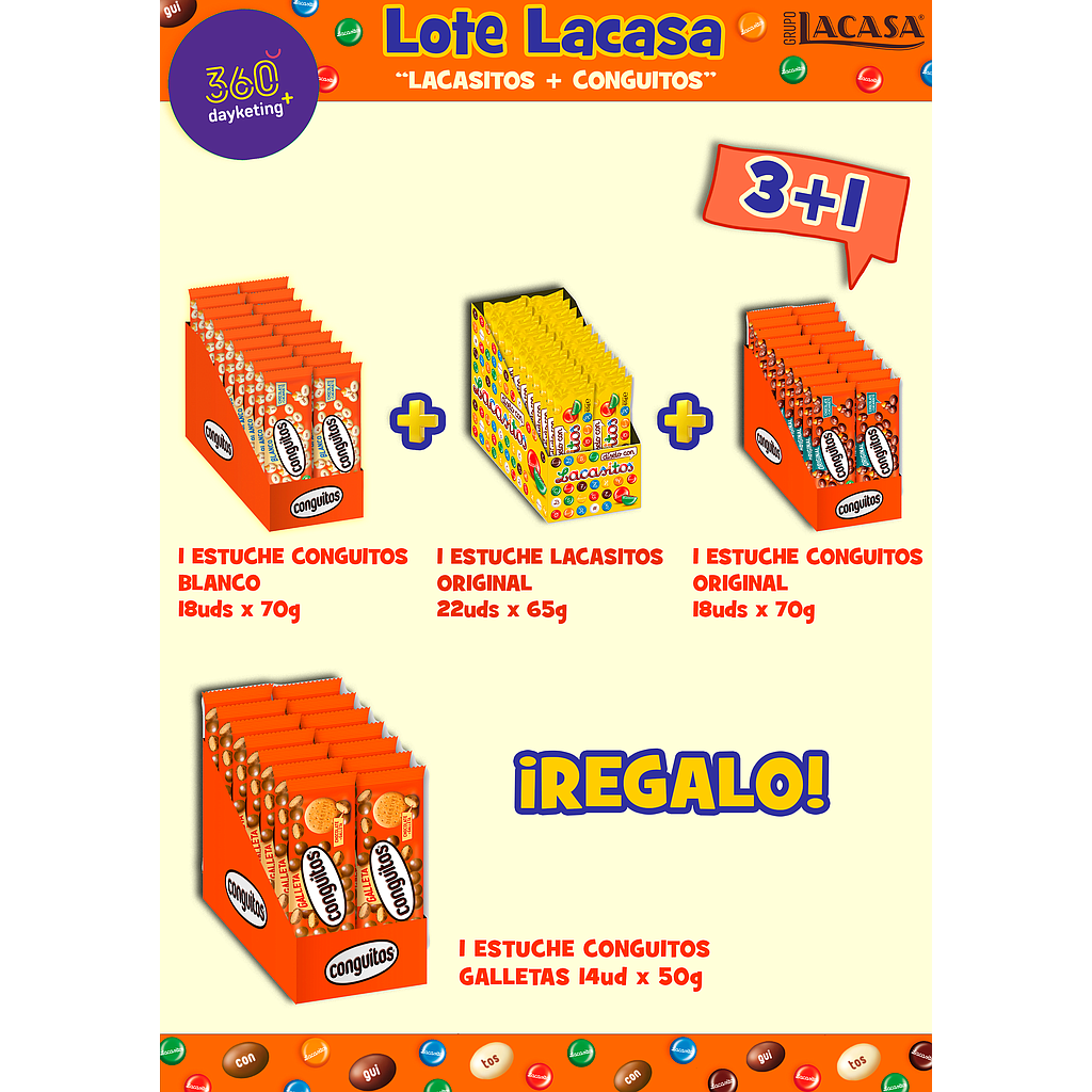 Lote Lacasa (Lacasitos y Conguitos)
