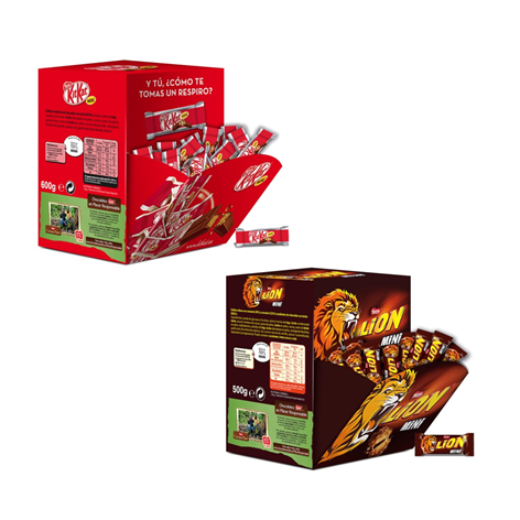Lote KitKat Mini + Lion Mini
