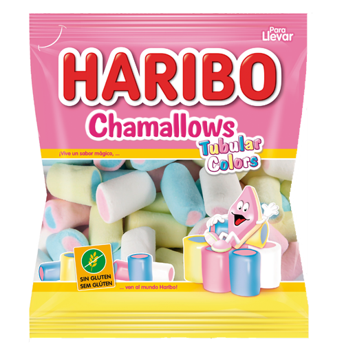Chamallows Tubular Colors 18bx90g Haribo
