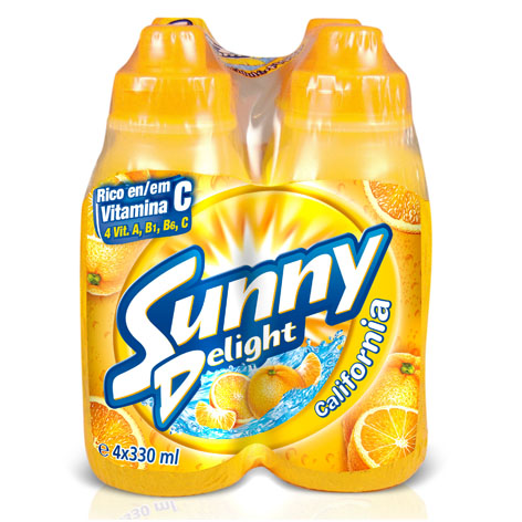 4 Botellas Sunny Delight California 300ml