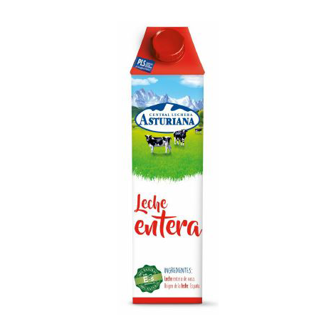 Leche Entera Central Lechera Asturiana 1l x 6u