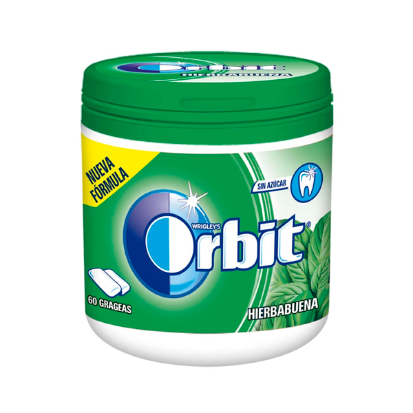 Chicle Orbit Box Hierbabuena