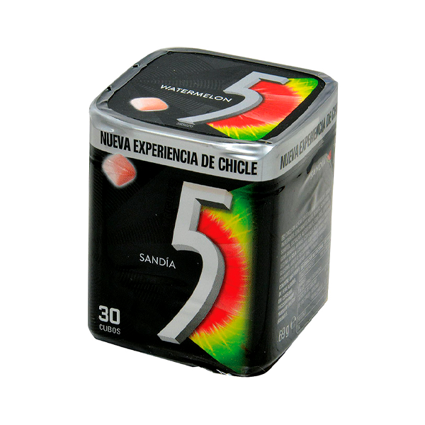 Chicle Sandía Gragea Five