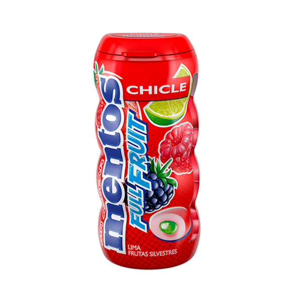 Chicle Fresa Grageas Mentos