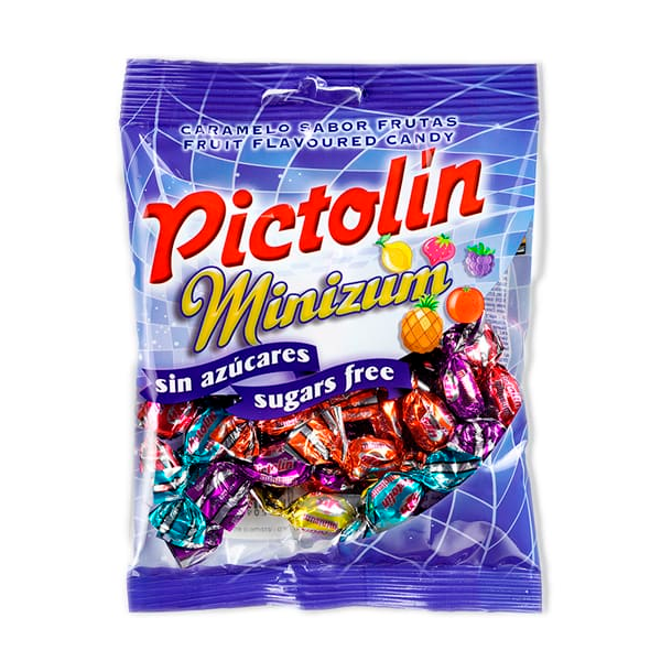 Caramelos Sin Azucar Frutas Minizum Pictolin