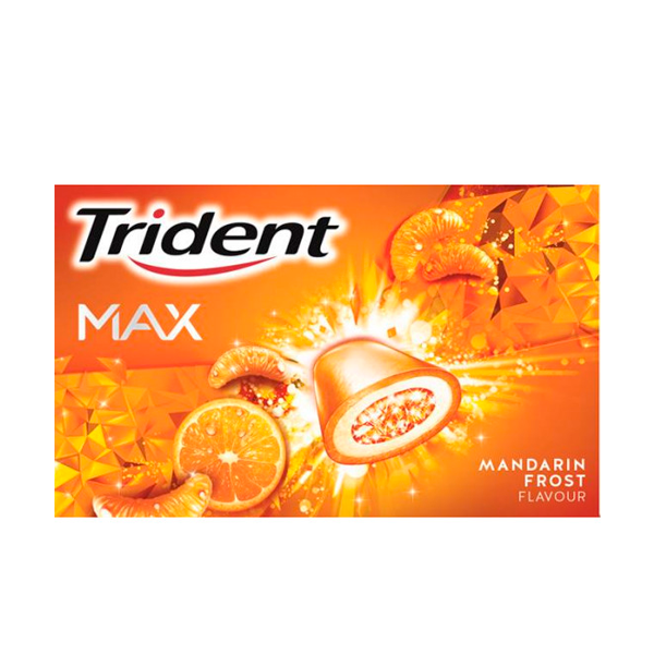 Chicle Mandarina Trident Max