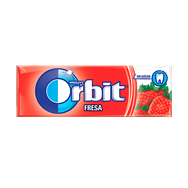 Chicle Fresa Gragea Orbit