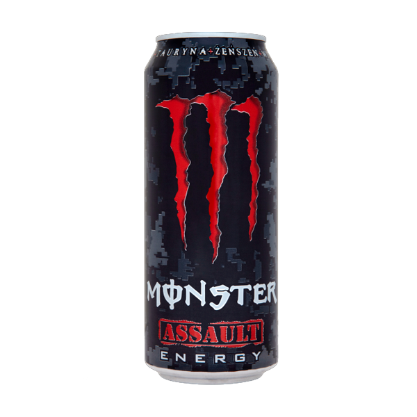 Bebida Energetica Monster Assault Rojo