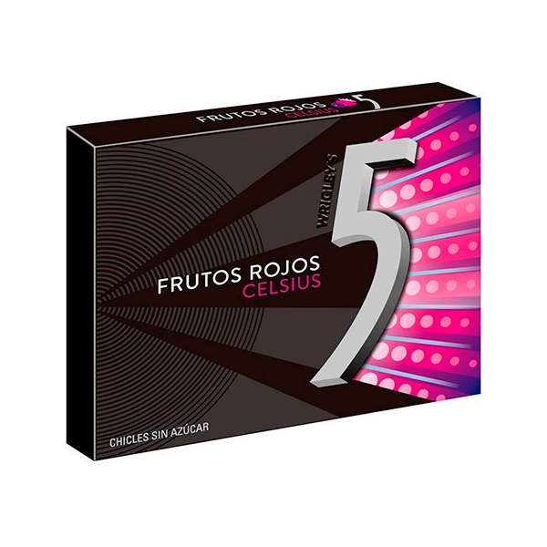 Chicle Celsius Lámina Five