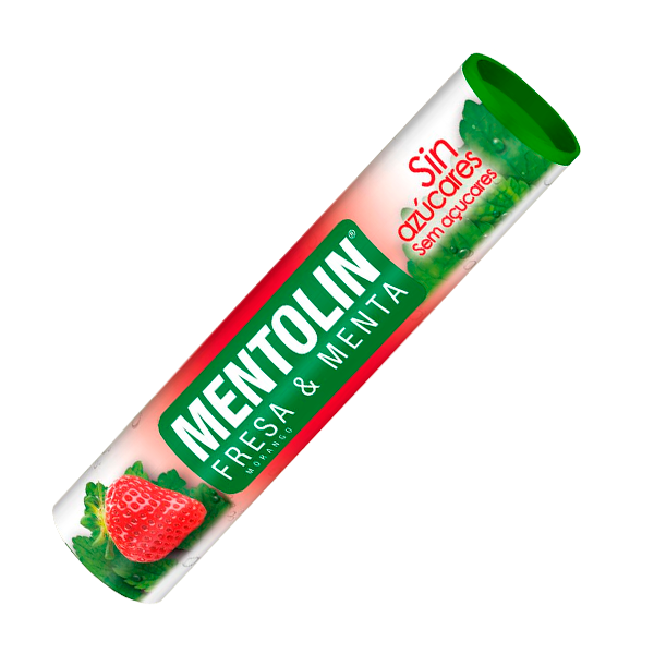 Caramelo Fresa Menta Sin Azúcar Mentolín