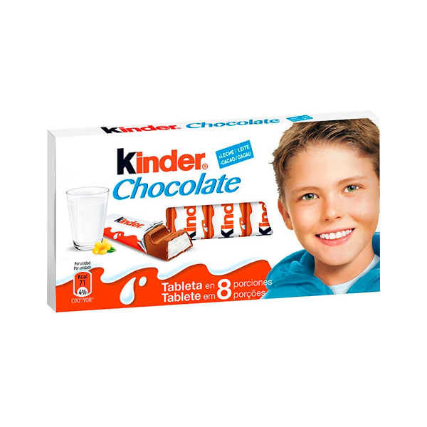 Barritas De Chocolate Con Leche Kinder Chocolate 8