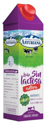 Leche Entera Sin Lactosa 1l x 6u