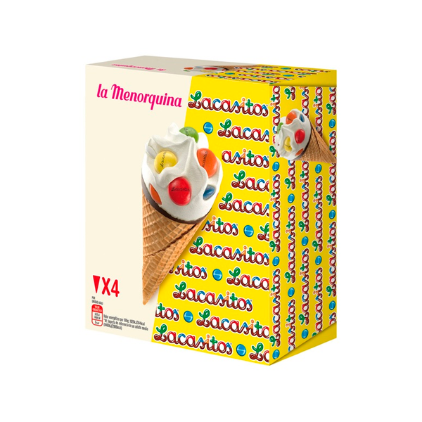 Helado Lacasitos Cono La Menorquina 20 Ud