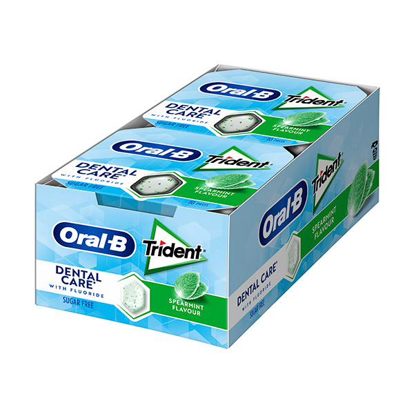 Chicles Hierbabuena Oral B (12 ud) Trident