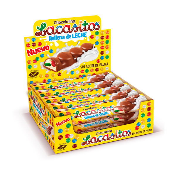 Lacasitos Chocolatina Rellena Leche 21g Lacasa