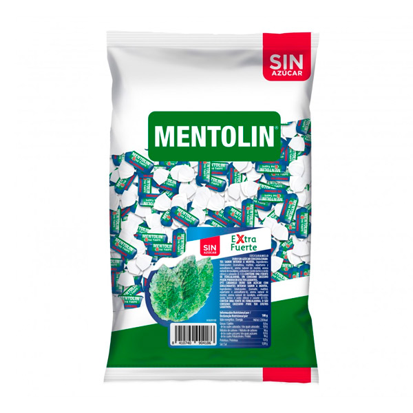 Mentolin extrafuerte sin azúcar 1 kg Lacasa