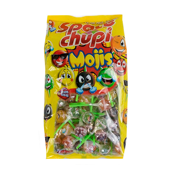 Chupa Mojis 100 ud Intervan