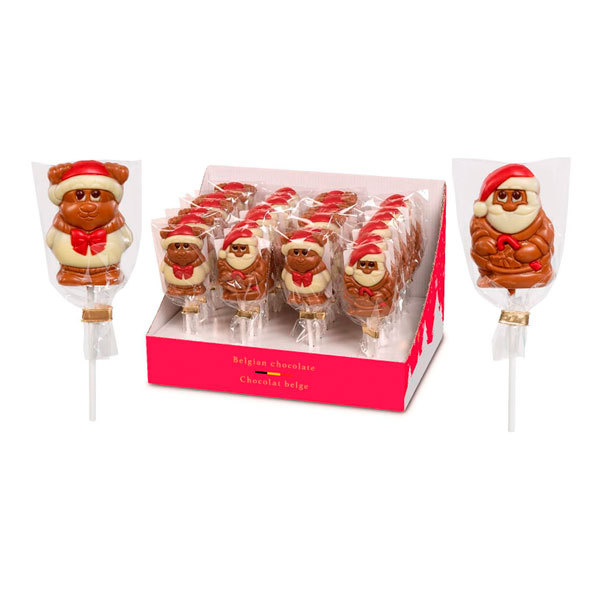 Chocolate X-Mas Lollies 28u X 35g