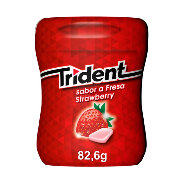 Chicles Fresa Bote Trident