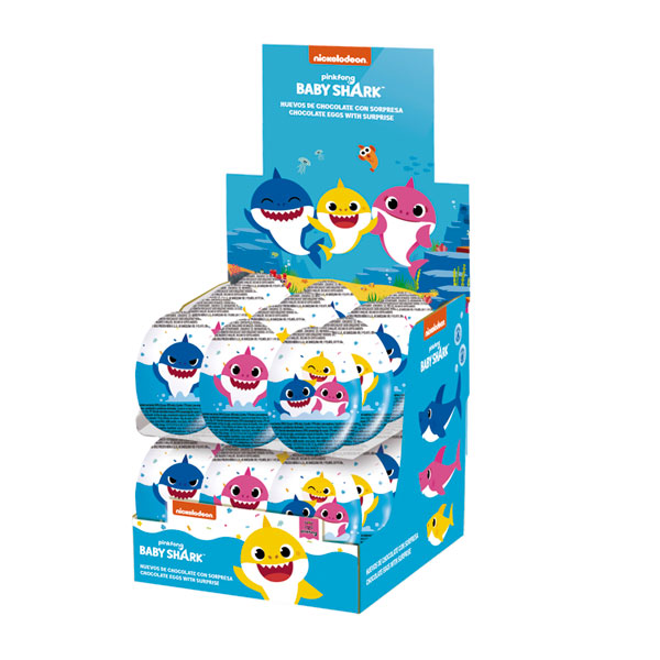 Huevo Chocolate Baby Shark 24 Udes