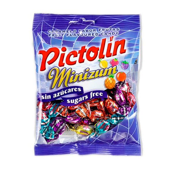 Caramelos Pictolin Minizum s/a 65 g (12 ud) Intervan
