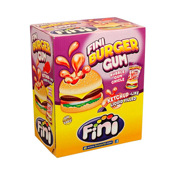 Chicles Burguer Gum 200 ud Fini