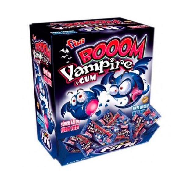 Chicles Boom Gum Vampiro 200 ud Fini