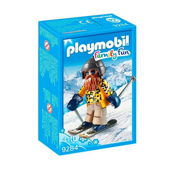 Esquiador con snowblades Playmobil