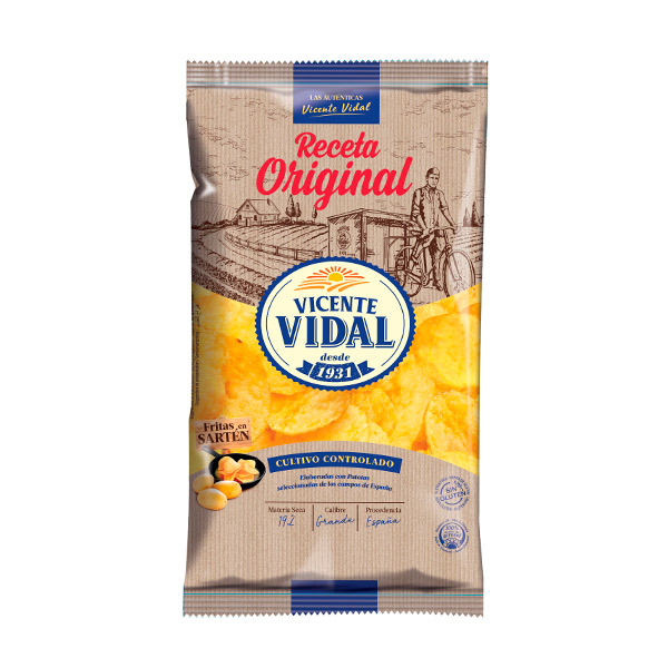 Patatas Vidal Original 100 g (12 ud) Aspil