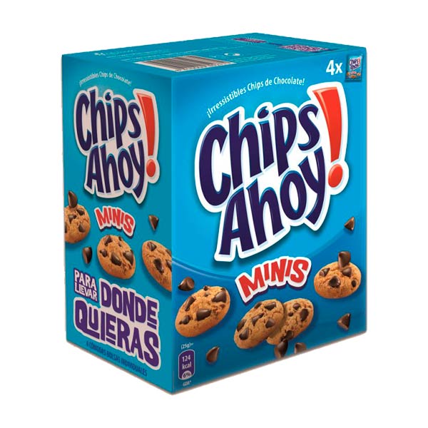 Cajita Chips Ahoy Mini 4x40 Gr 1 Ud