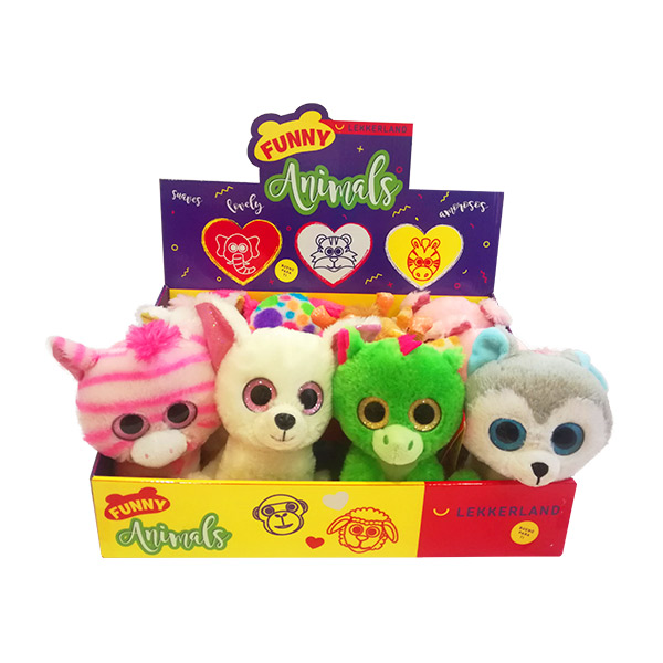 Peluches Funny Animals 12 ud Lekkerland