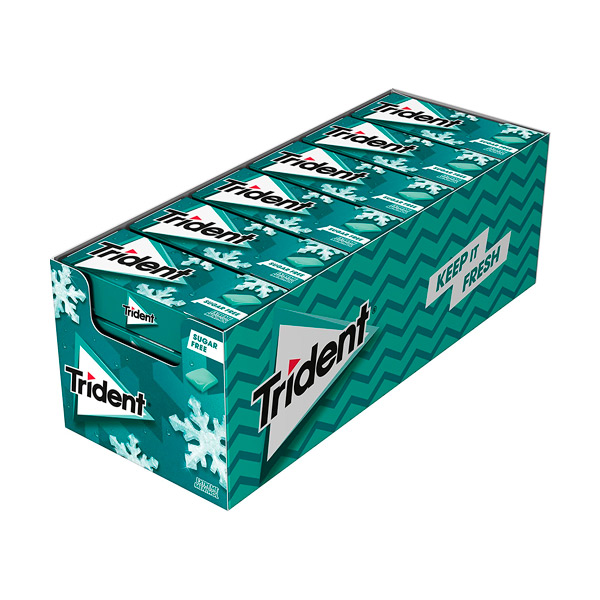 Trident grageas extreme menthol 24 ud