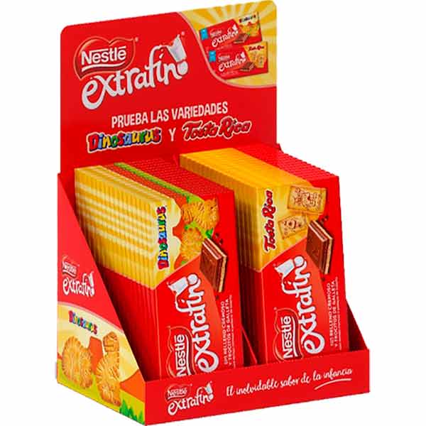 Expositor tabletas Dinos-Tosta Rica 24 ud Nestlé