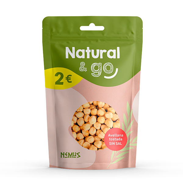 Avellana tostada sin sal 85 g (8 ud) Nemus