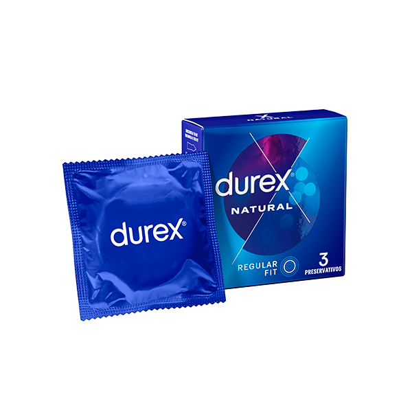 Preservativo Natural Comfort 3 ud (48 ud) Durex