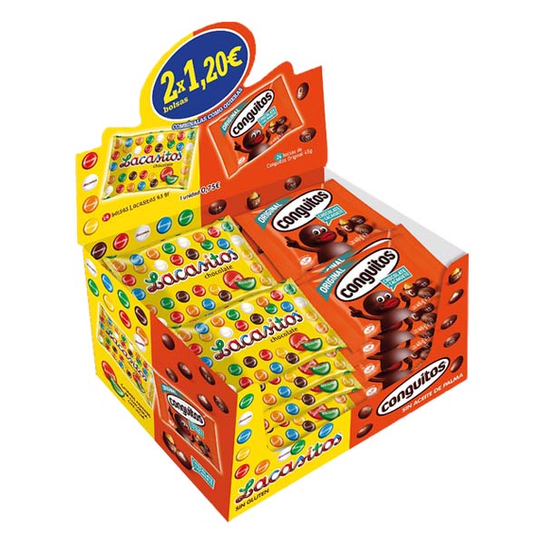 Lote Conguitos y Lacasitos 2 ud x 1,20 €