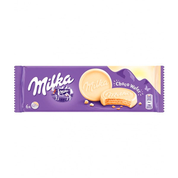 Milka Wafer Choco Blanco 180 g (18 ud) Mondelez