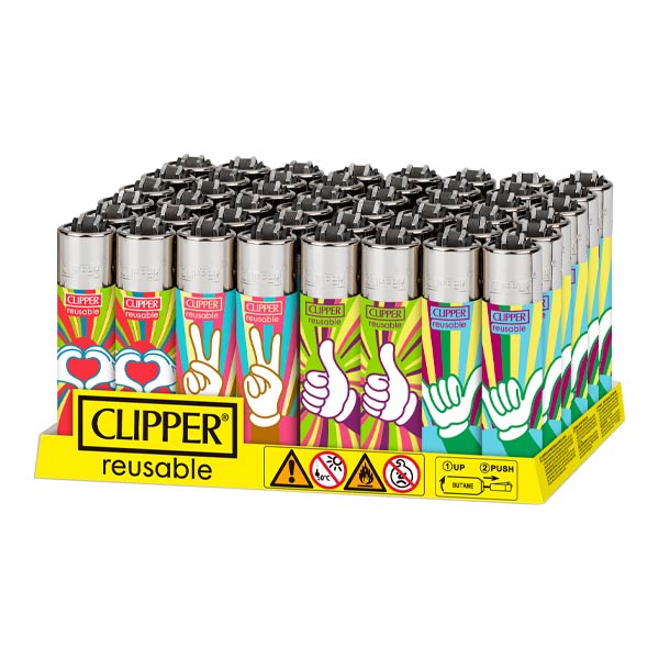 Mechero hippie moments 48 ud Clipper
