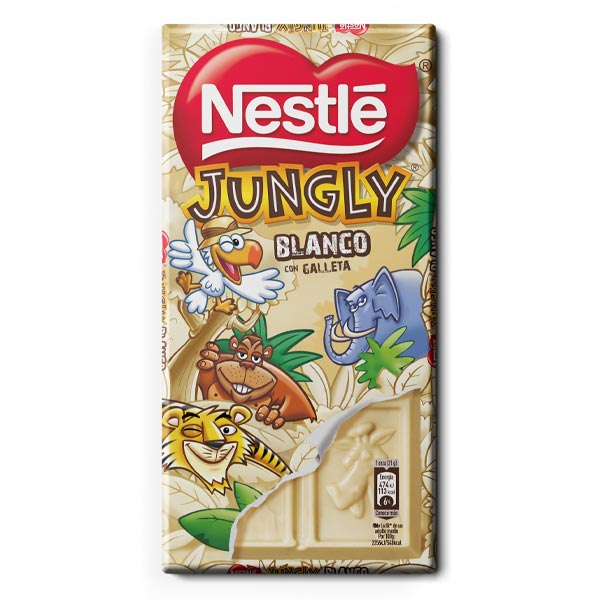 Tableta Jungly white 125 g Nestlé