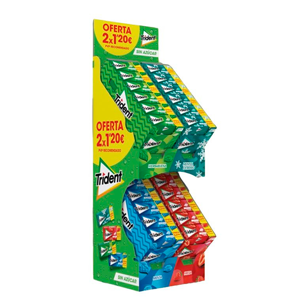 Lote trident grageas 2 x 1,20€ (96 ud)