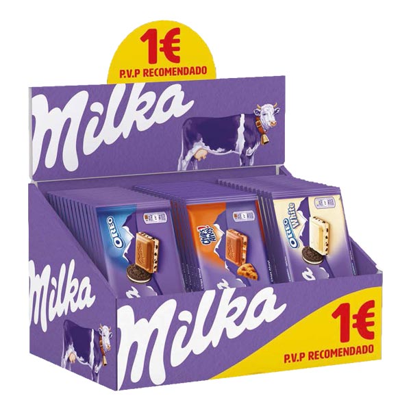 Lote tabletas Milka 40 ud
