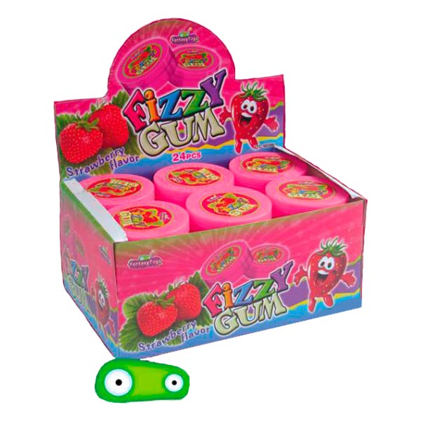 Fizzy Gum Fresa 24 ud Fantasy Toys