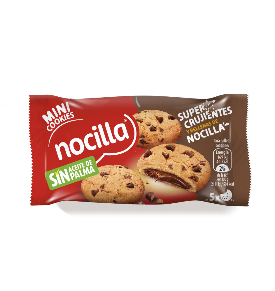 Mini cookies Nocilla 40 g (16 ud)