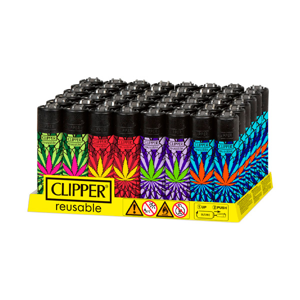 Mechero hypnotic leaves 48 ud Clipper