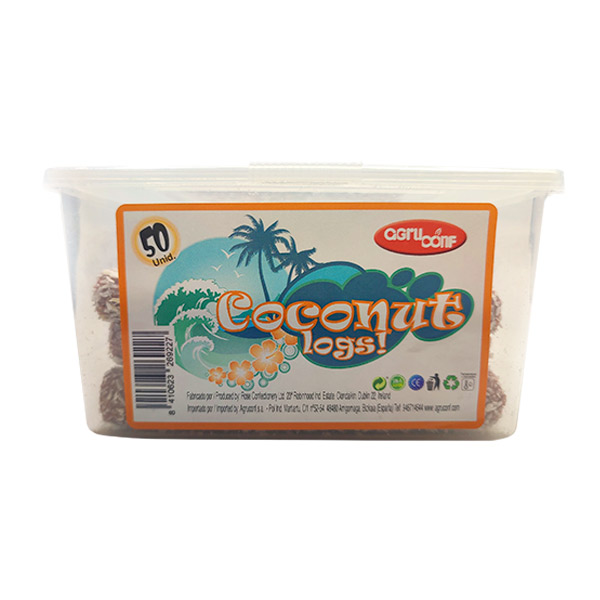 Coconut logs 12 g (50 ud) Agruconf