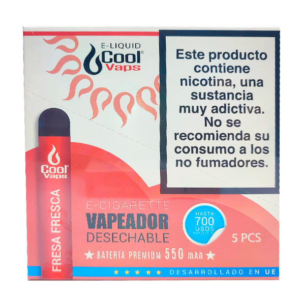 POD COOLVAPS FRESA 20 MG NIC 600 PF 5 UD