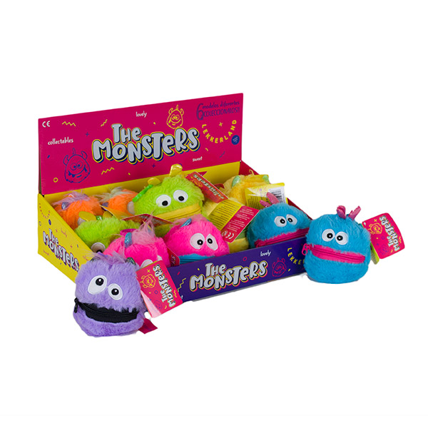 PELUCHES FUNNY MONSTER 12 UD LKL013 LEKKERLAND