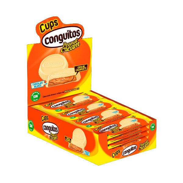 Conguitos Cups blanco 34 g (16 ud) Lacasa