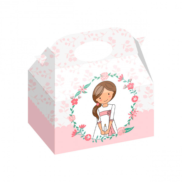 CAJA CHICA COMUNION 16X16X10.5 CM 12 UD